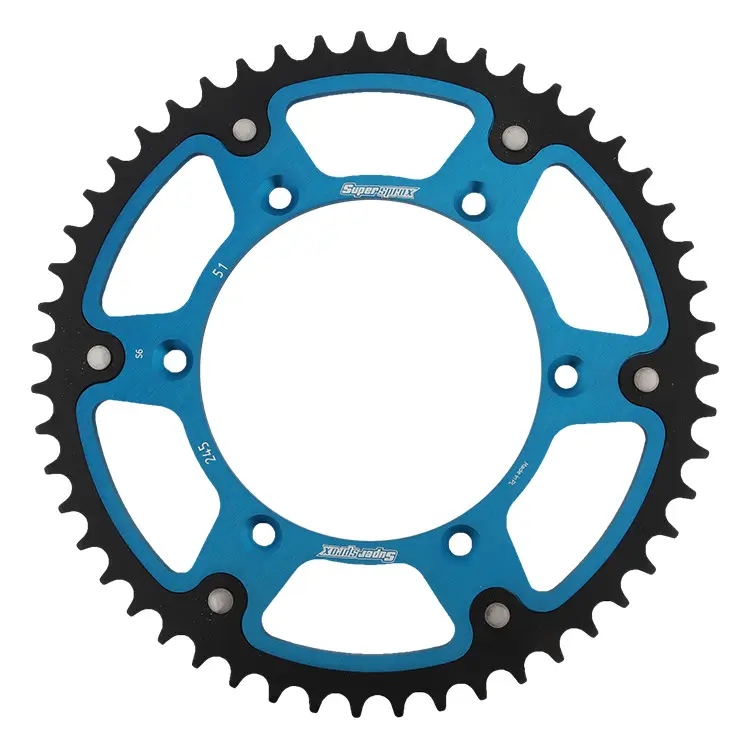 SUPERSPROX zadní řetězové kolečko 270 51 STEALTH (ocel-hliník) YAMAHA YZ/YZF '99-'18 (JTR251.51) (JTR245/2.51) barva modrá (SUPERSPROX zadní řetězové)