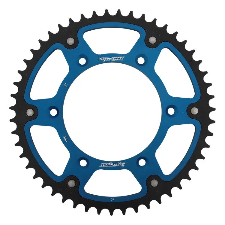 SUPERSPROX zadní řetězové kolečko 899 51 STEALTH (ocel-hliník) KTM SX/EXC/EXCF/SXF, HUSQVARNA TE/TC/FE/TC '16- (JTR897.51) barva modrá (SUPERSPROX)