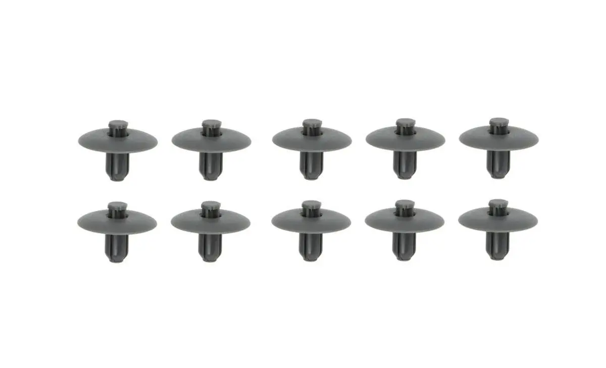TOURMAX plastové montážní nýty (hloubka 15mm, tloušťka 6mm, šířka hlavy 20mm, celková délka 15mm) (10 kusů) vyrobeno v Japonsku (TOURMAX plastové)