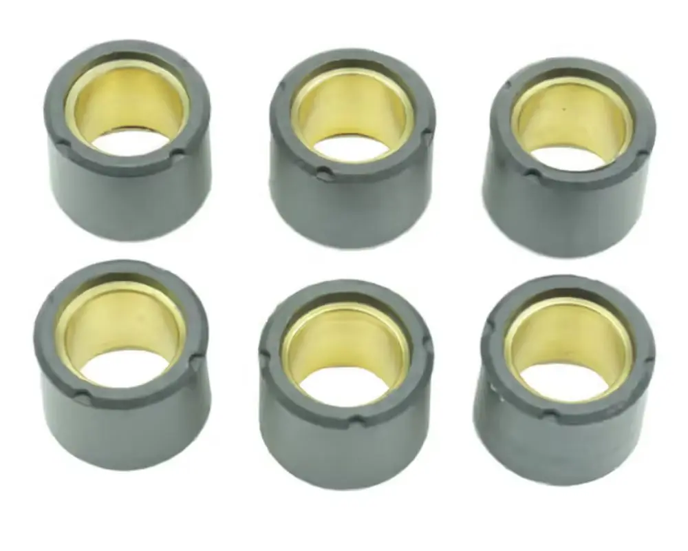 ATHENA závaží variátoru 6 kusů 19X15,5 mm 6,4 gr DERBI ATLANTIS/GP1/DNA/RUNNER/TYPHOON 50, PIAGGIO FLY/FREE/LIBERTY/NRG/ZIP/VESPA ET2/ET4/LX 50