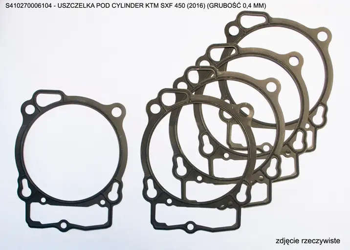 ATHENA těsnění pod válec HUSQVARNA FE 450 17-26,FC 450 17-26, KTM EXCF 450 16-26, SXF 450 17-26 (tloušťka 0,4 mm), OEM, 79430035000 (ATHENA těsnění)