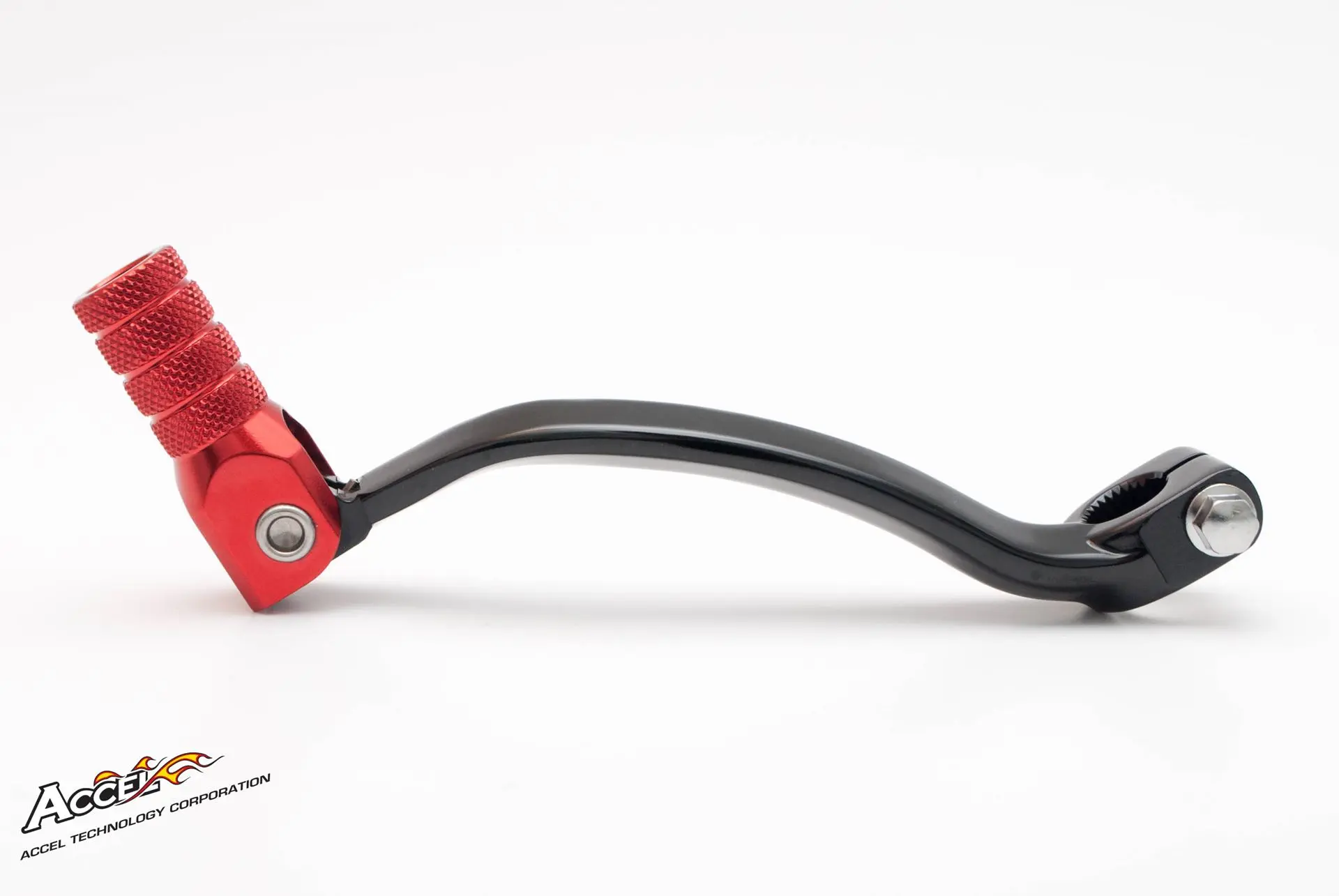ACCEL páka řazení HONDA CR 125 83-07 hliníková barva černá, koncovka červená (ACCEL páka řazení HONDA CR 125 83-07 hliníková barva černá, koncovka)