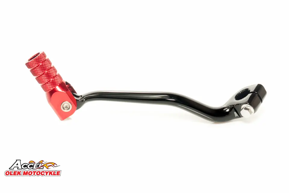 ACCEL páka řazení HONDA CR 250 87-07, CR 500 90-04 hliníková barva černá, koncovka červená (ACCEL páka řazení HONDA CR 250 87-07, CR 500 90-04)