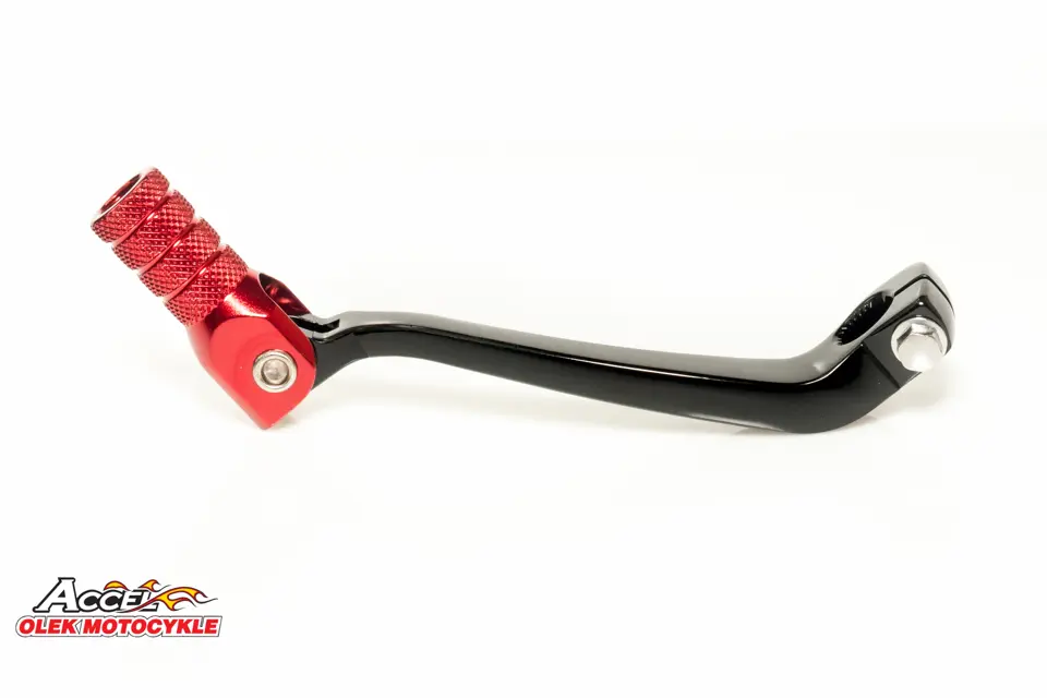 ACCEL páka řazení HONDA CRF 450R 02-08 hliníková barva černá, koncovka červená (ACCEL páka řazení HONDA CRF 450R 02-08 hliníková barva černá,)
