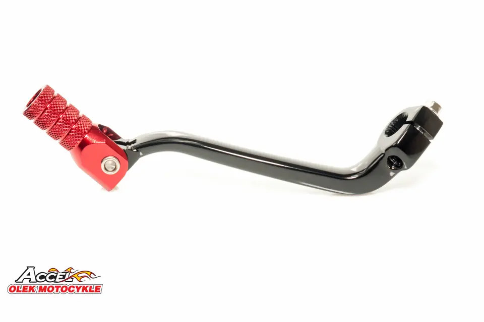 ACCEL páka řazení HONDA CRF 450X 05-17 hliníková barva černá, koncovka červená (24700-MEY-670) ( )