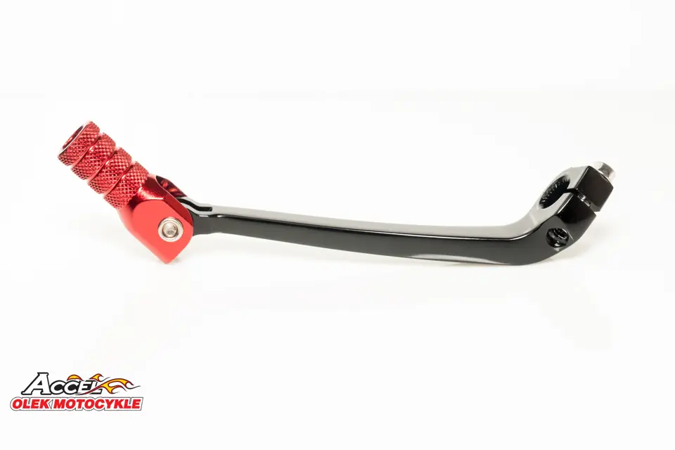 ACCEL páka řazení HONDA CRF 450R 09-10 hliníková barva černá, koncovka červená (24700-MEN-A30) (ACCEL páka řazení HONDA CRF 450R 09-10 hliníková)