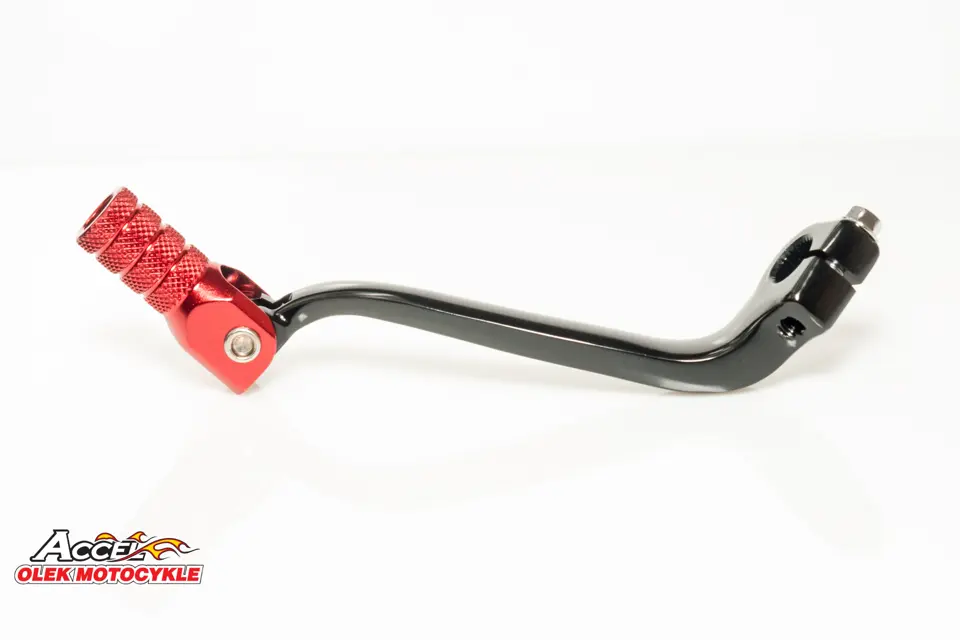 ACCEL páka řazení HONDA CRF 450R 11-16 hliníková barva černá, koncovka červená (24700-MEN-306) ( )