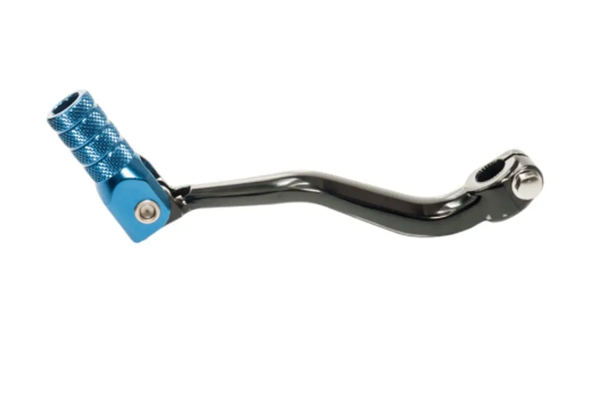 ACCEL páka řazení YAMAHA YZ 80/85 94-18, YZ 125 96-04, YZ 250 88-98 hliníková barva černá, koncovka modrá (ACCEL páka řazení YAMAHA YZ 80/85 94-18,)
