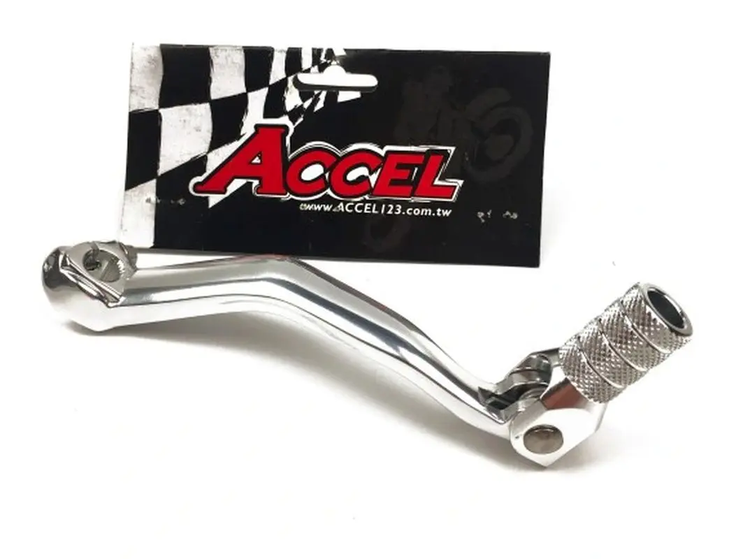 ACCEL páka řazení YAMAHA YZ 125/250 05-25, FANTIC XE / XX 125 21-25 hliníková barva stříbrná (LCA4305) (ACCEL páka řazení YAMAHA YZ 125/250 05-25,)