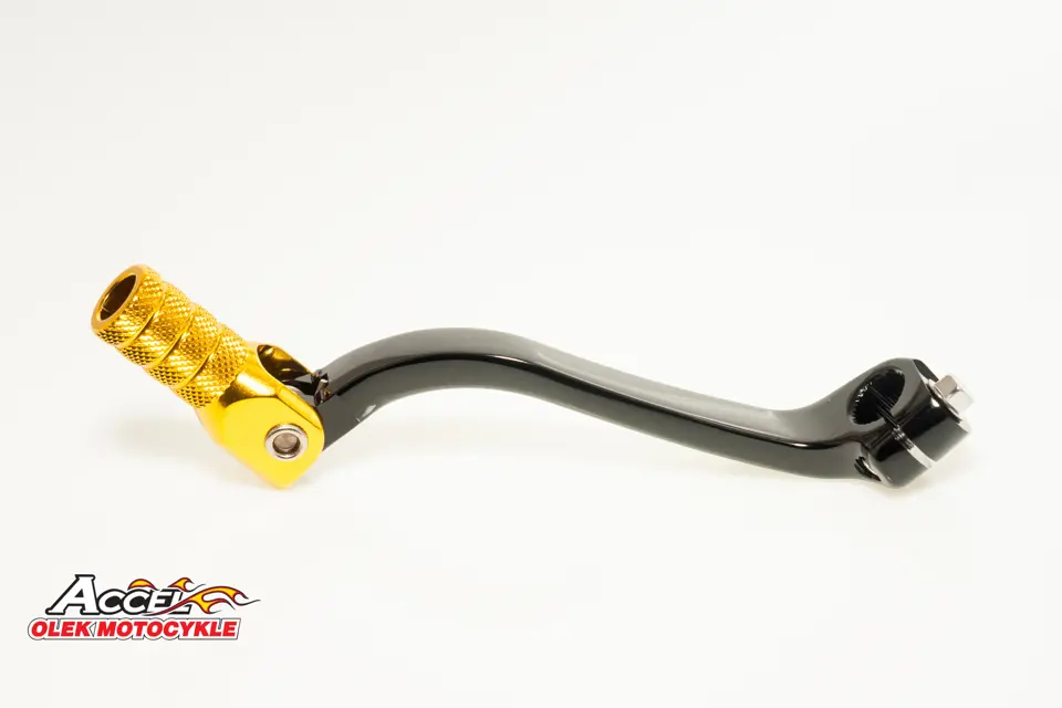 ACCEL páka řazení SUZUKI RMZ 450 08-25 hliníková barva černá, koncovka zlatá (LCA4315) (ACCEL páka řazení SUZUKI RMZ 450 08-25 hliníková barva černá,)