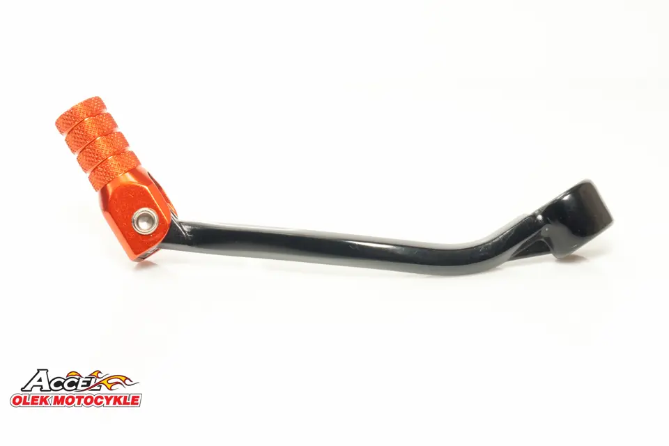 ACCEL páka řazení KTM SX 85 03-17, SX 105 07-11, HUSQVARNA TC 85 14-17 hliníková barva černá, koncovka oranžová (47034031000) (ACCEL páka řazení KTM)