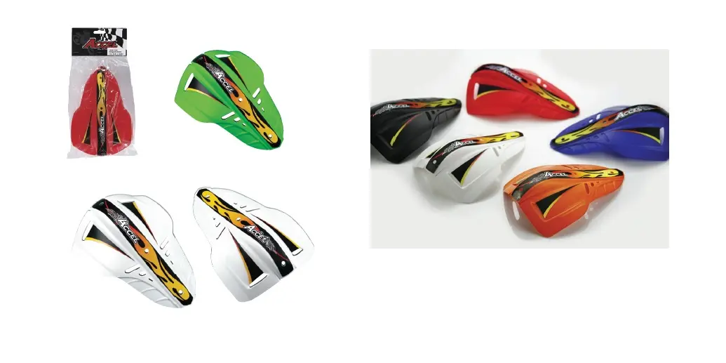 ACCEL náhradní plasty pro kryty páček ENDURO barva modrá (pro HGS 01,02,05,06,07) (2 ks) (ACCEL náhradní plasty pro kryty páček ENDURO barva modrá)