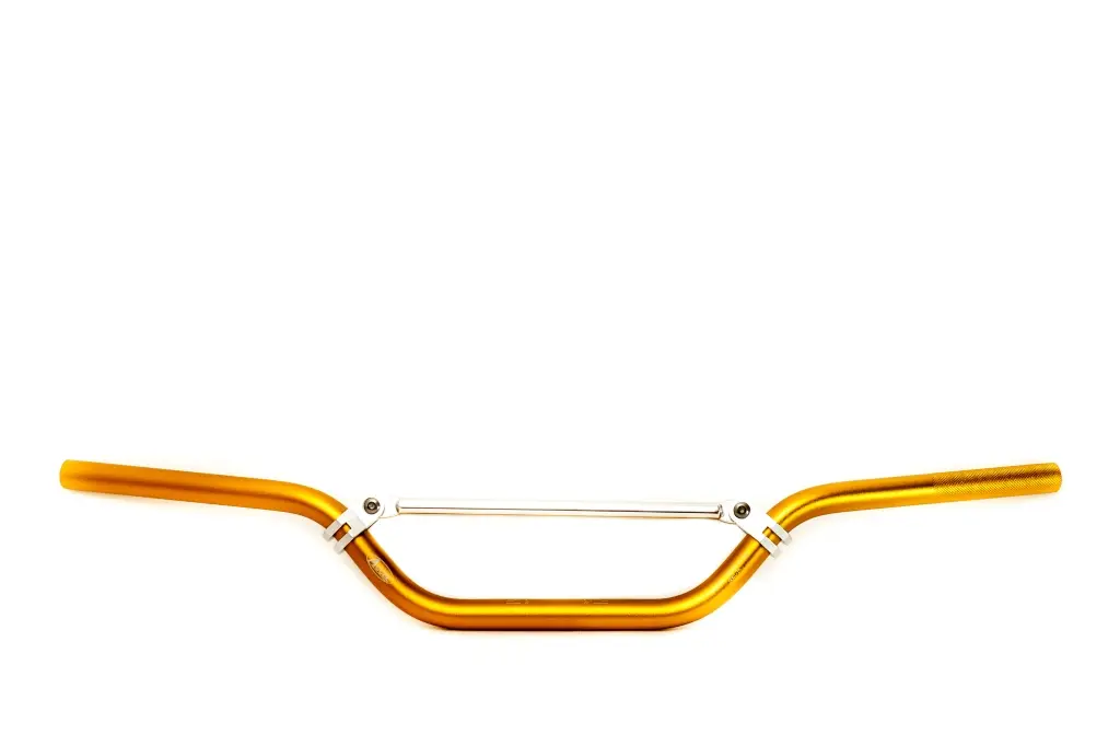 ACCEL řidítka hliníková s hrazdou (22,2mm) MX MINI barva zlatá (šířka 732mm, výška 100mm) ( )