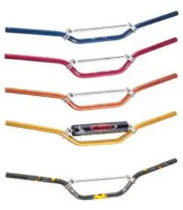 ACCEL řidítka hliníková s hrazdou (22,2mm) ATV vysoká barva červená (šířka 770mm, výška 160mm) (ACCEL řidítka hliníková s hrazdou (22,2mm) ATV vysoká)