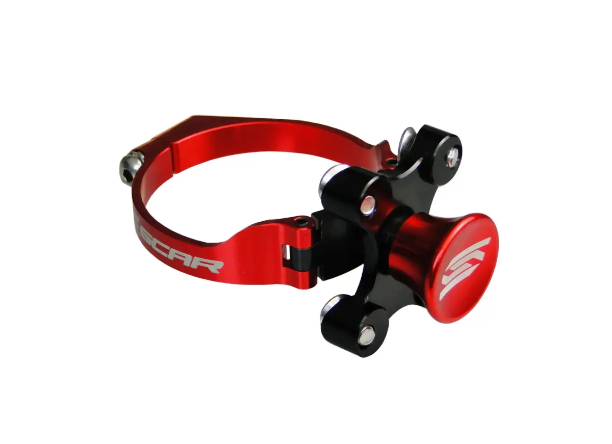 SCAR RACING startovací blokáda tlumičů (LAUNCH CONTROL) HONDA CRF, KAWASAKI KX KXF, SUZUKI RMZ barva červená/černá ( )
