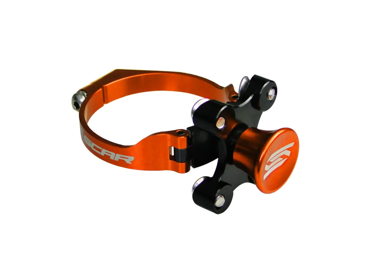 SCAR RACING blokáda tlumičů pro start (LAUNCH CONTROL) WP KTM SX/SXF 125/250/300/350/450 '03-'26, HUSQVARNA TC/TE/FC/FE '14-'26 barva oranžová ( )