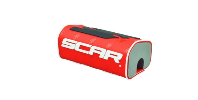 SCAR RACING pěnový chránič řidítek FATBAR barva červená (SCAR RACING pěnový chránič řidítek FATBAR barva červená)