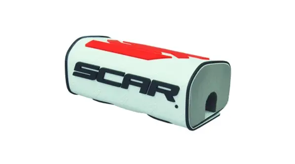 SCAR RACING pěnový chránič řidítek FATBAR barva bílá (SCAR RACING pěnový chránič řidítek FATBAR barva bílá)