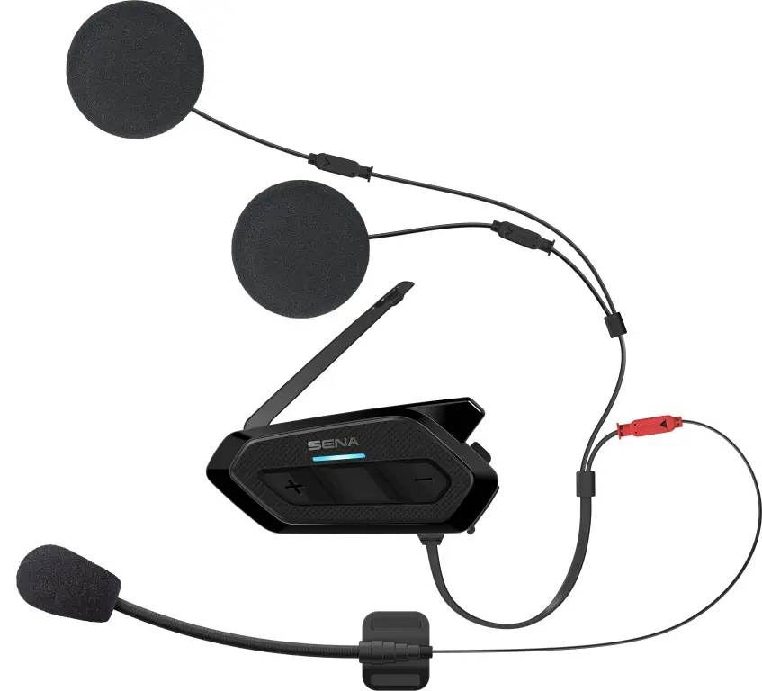 SENA interkom motocyklový SPIDER RT1 MESH 2.0 do 2000M ( MAX 8000M ) s reproduktory HD SPEAKERS a univerzální sadou mikrofonů ( bez rádia FM ) ( 1
