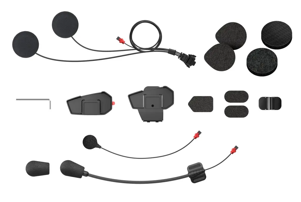 SENA montážní sada interkomu SPIDER-ST1 s univerzální sadou mikrofonů a reproduktory HD SPEAKERS (EL) (SENA montážní sada interkomu SPIDER-ST1 s)