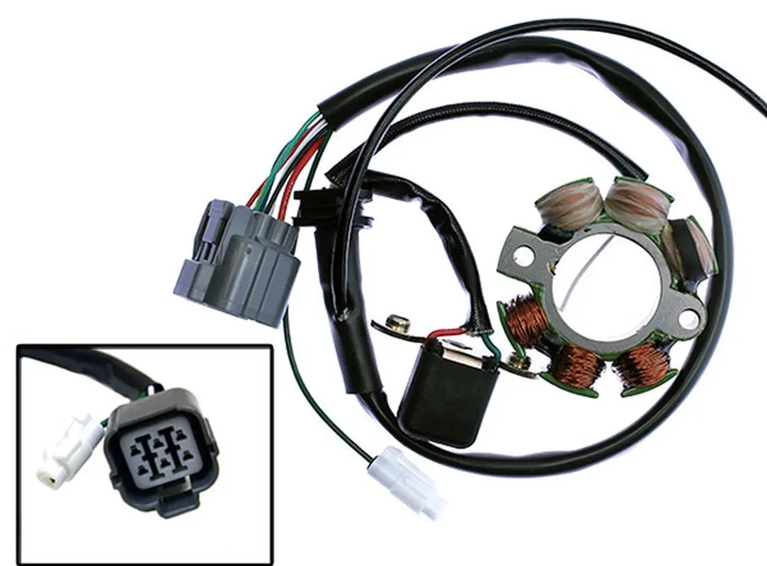 ELECTREX vinutí alternátoru (stator) KAWASAKI KXF250 04-10, SUZUKI RMZ250 04-06 (ELECTREX vinutí alternátoru (stator) KAWASAKI KXF250 04-10, SUZUKI)