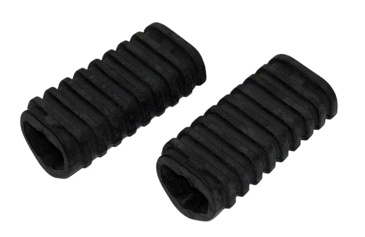 TOURMAX gumy stupaček řidiče HONDA VT 600C SHADOW 92-97, VT 750C 01-03, VT 125C 99-06 (komplet 2 kusy) vyrobeno v Japonsku (TOURMAX gumy stupaček)