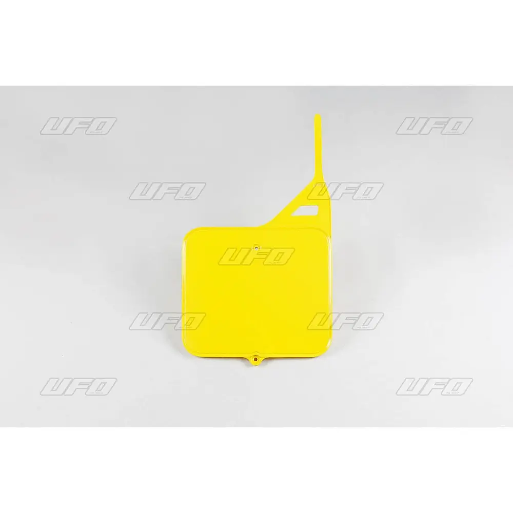 UFO tabulka na startovací číslo SUZUKI RM 125 87-95 barva žlutá (UFO tabulka na startovací číslo SUZUKI RM 125 87-95 barva žlutá)