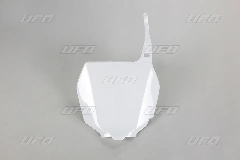 UFO tabulka na startovací číslo SUZUKI RM 125/250 01-17, RMZ 250 07-09, RMZ 450 05-07, barva bílá (UFO tabulka na startovací číslo SUZUKI RM 125/250)