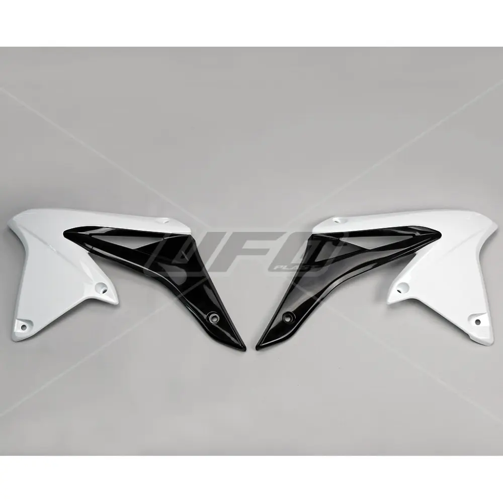 UFO kryty chladiče SUZUKI RMZ 250 10-18 barva bílá černá - výprodej (UFO kryty chladiče SUZUKI RMZ 250 10-18 barva bílá černá - výprodej)