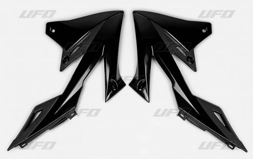 UFO kryty chladiče SUZUKI RMZ 250 19-23, RMZ 450 18-23 barva černá (UFO kryty chladiče SUZUKI RMZ 250 19-23, RMZ 450 18-23 barva černá)