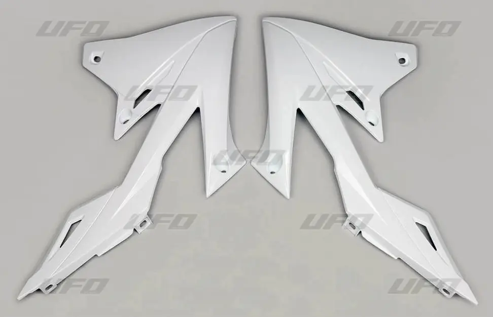 UFO kryty chladiče SUZUKI RMZ 250 19-26, RMZ 450 18-26, barva bílá (UFO kryty chladiče SUZUKI RMZ 250 19-26, RMZ 450 18-26, barva bílá)