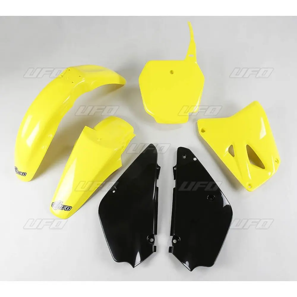 UFO kompletní sada plastů SUZUKI RM 85 00-24 barva OEM 17 (žlutá/černá) (SU405E999K) (UFO kompletní sada plastů SUZUKI RM 85 00-24 barva OEM 17)