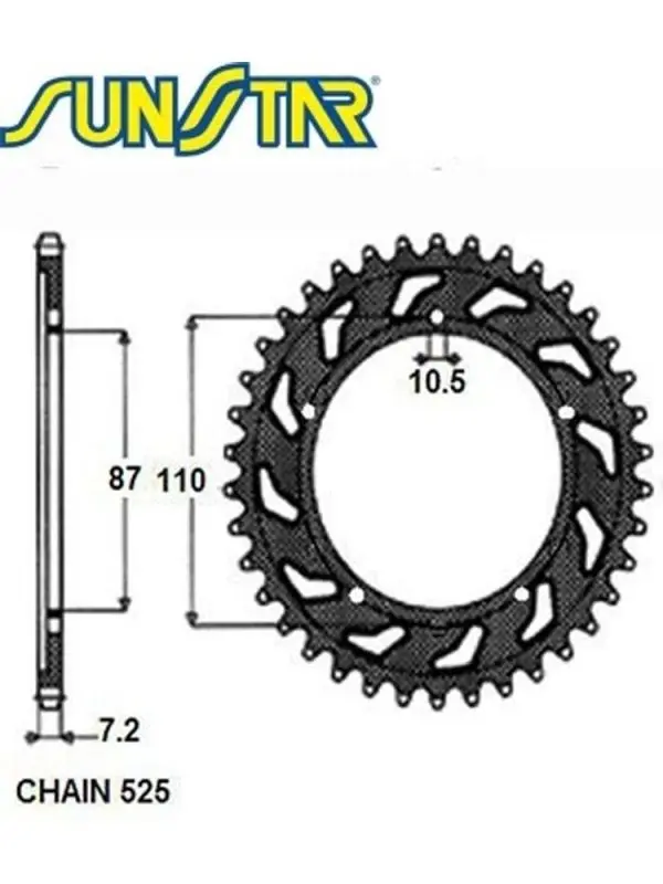 SUNSTAR rozeta 828 49 (82849JT) (SUNSTAR rozeta 828 49 (82849JT))
