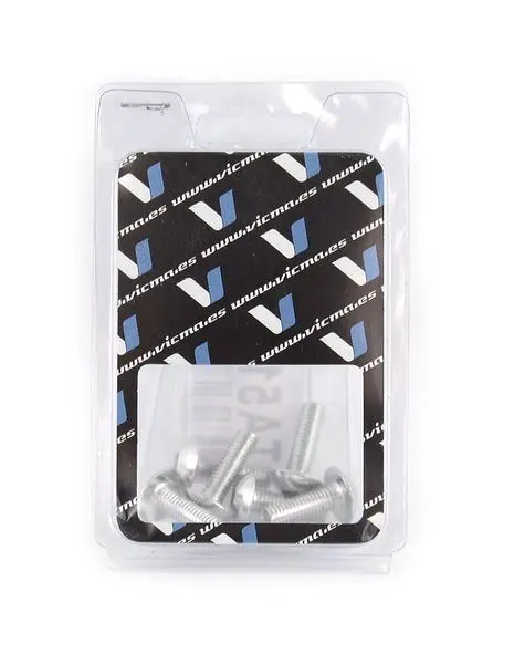 V PARTS (VICMA) sada šroubů do kapotáže M5X15 (6 kusů) barva stříbrná (TA515PL) ( )