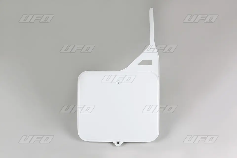 UFO tabulka na startovací číslo TM 80/125/250 97-00 barva bílá - nahrazený SU02910041 (UFO tabulka na startovací číslo TM 80/125/250 97-00 barva bílá)