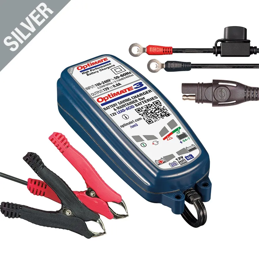 OPTImate nabíječka akumulátorů OPTImate 3 12V 0.8A 3-40AH, AGM / GEL / STD, SAE (EL) (24) (TM430) (OPTImate nabíječka akumulátorů OPTImate 3 12V 0.8A)