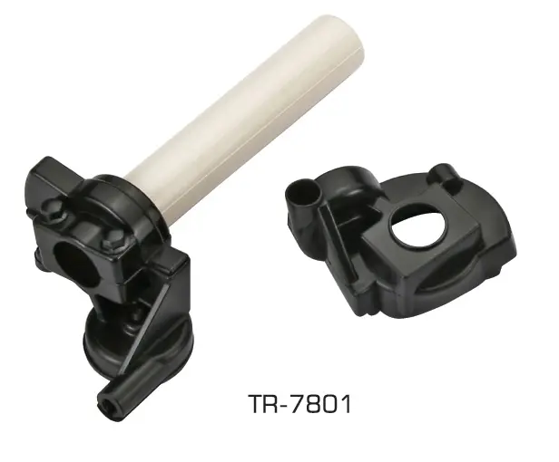 ACCEL plynová rukojeť komplet KX 125/250, RM 125/250 (s gumovým krytem) (TR-7801) (ACCEL plynová rukojeť komplet KX 125/250, RM 125/250 (s gumovým)