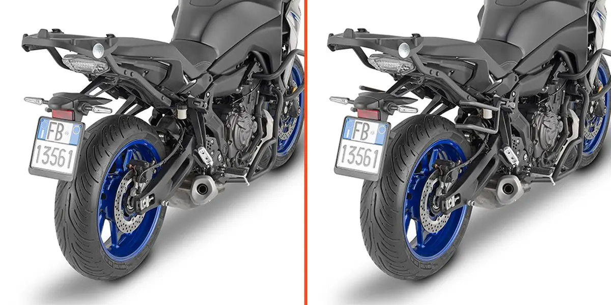 KAPPA rychloupínací boční nosič brašen REMOVE-X YAMAHA TRACER 7 20-25, TRACER 7GT 20-24 (KAPPA rychloupínací boční nosič brašen REMOVE-X YAMAHA)