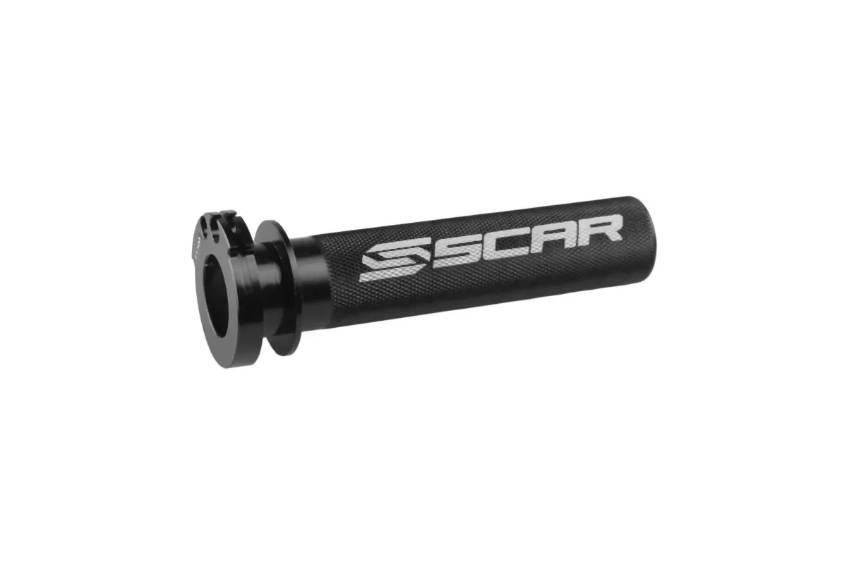 SCAR RACING plynová rukojeť hliníková s ložiskem YAMAHA YZ 250F 12-25, YZ 450F 18-25, WR 250 / 450 16-25, SUZUKI RMZ 250 07-25, FANTIC XXF 250 21-25,