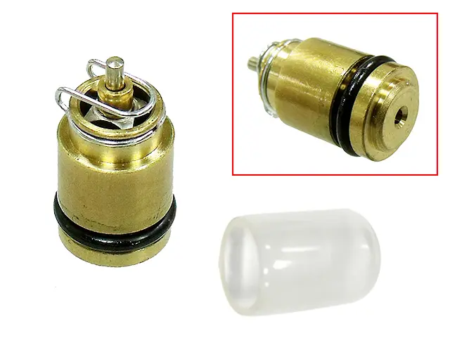 PSYCHIC jehlový ventil se sedlem univerzální VM38 #1,5 ( délka 15,5mm, průměr 8/10mm ) (PSYCHIC jehlový ventil se sedlem univerzální VM38 #1,5 ()