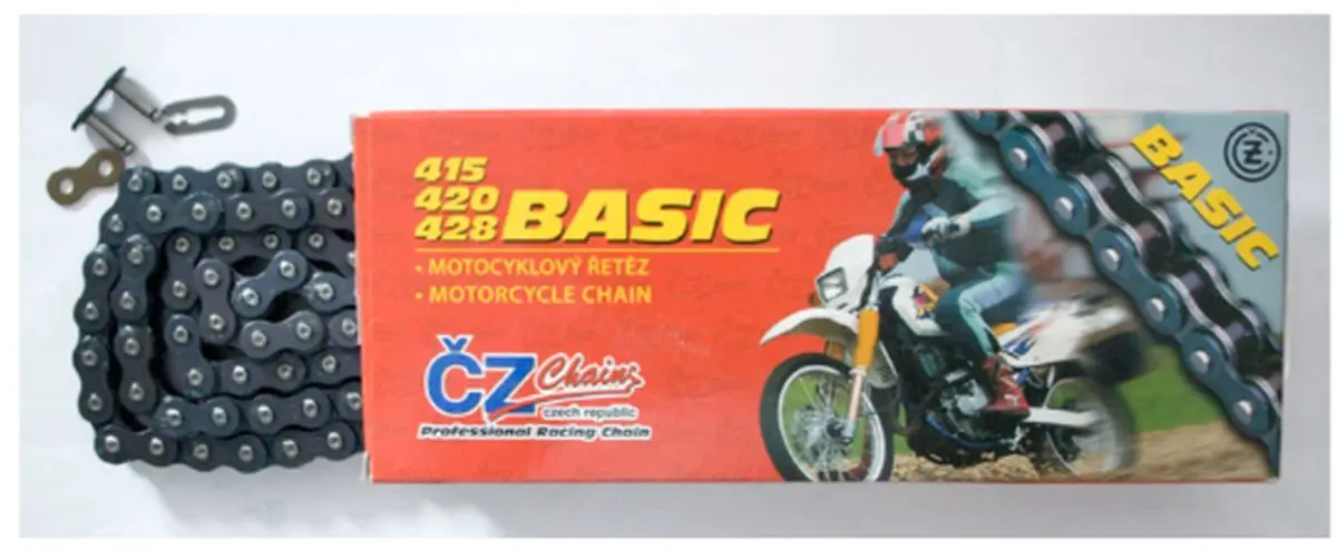 CZ hnací řetěz 428 BASIC (428S) (140 článků) + spona (CZ hnací řetěz 428 BASIC (428S) (140 článků) + spona)