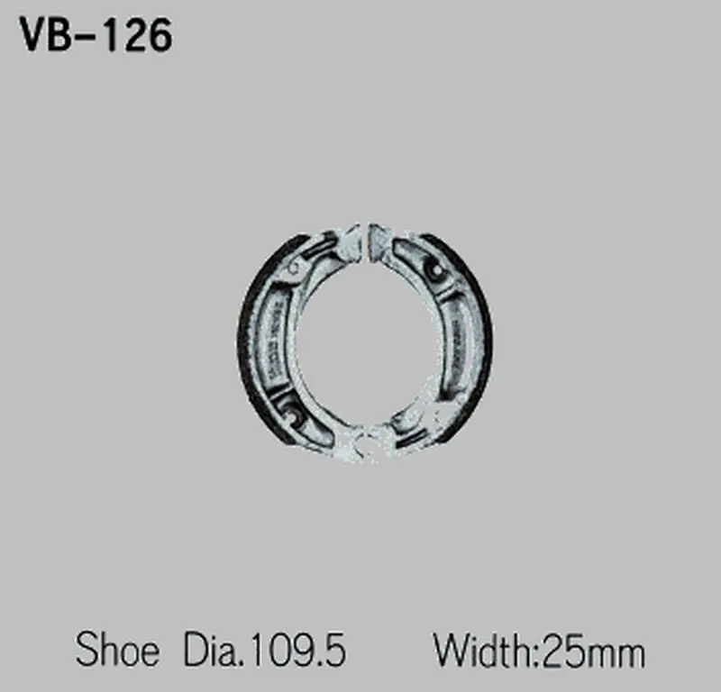 VESRAH brzdové čelisti - pakny HONDA XR 600R 85-90, XR 250R 84-91 vyrobeno v Japonsku (VESRAH brzdové čelisti - pakny HONDA XR 600R 85-90, XR 250R)