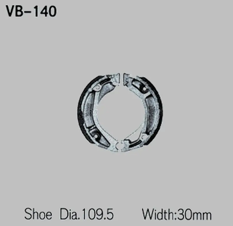 VESRAH brzdové čelisti - pakny HONDA XL 250R 82-87, XL350R 84-86 vyrobeno v Japonsku (VESRAH brzdové čelisti - pakny HONDA XL 250R 82-87, XL350R)