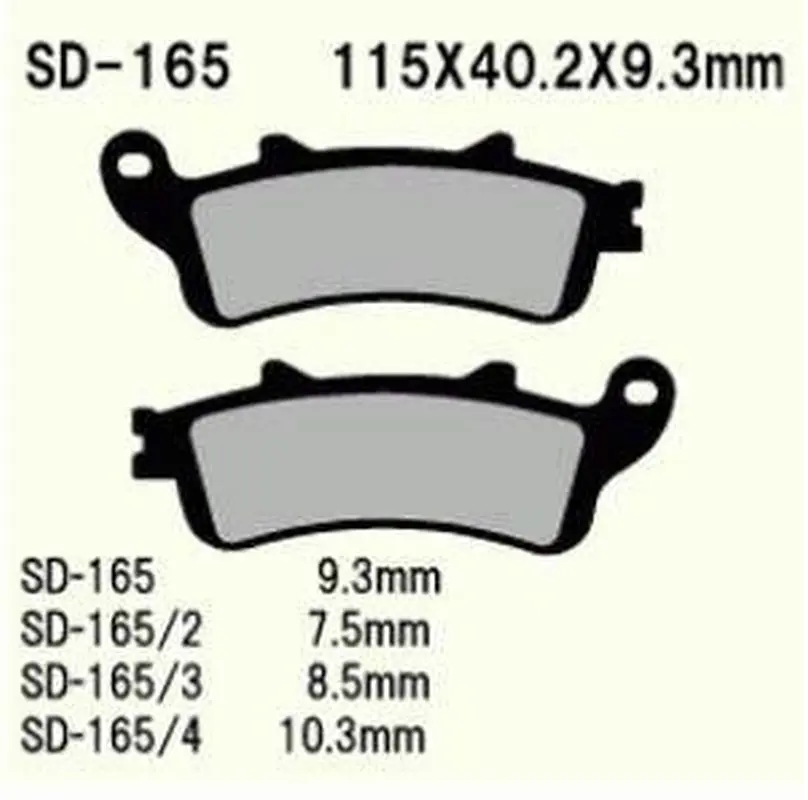 VESRAH brzdové destičky KH261 / KH281 sintrované barva zlatá (8,5mm) vyrobeno v Japonsku (VESRAH brzdové destičky KH261 / KH281 sintrované barva)
