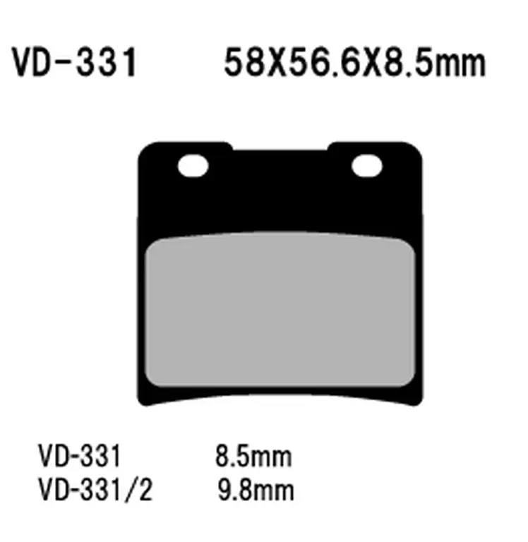 VESRAH brzdové destičky KH103 SUZUKI VS600/750/800/1400 vyrobeno v Japonsku (VESRAH brzdové destičky KH103 SUZUKI VS600/750/800/1400 vyrobeno v)