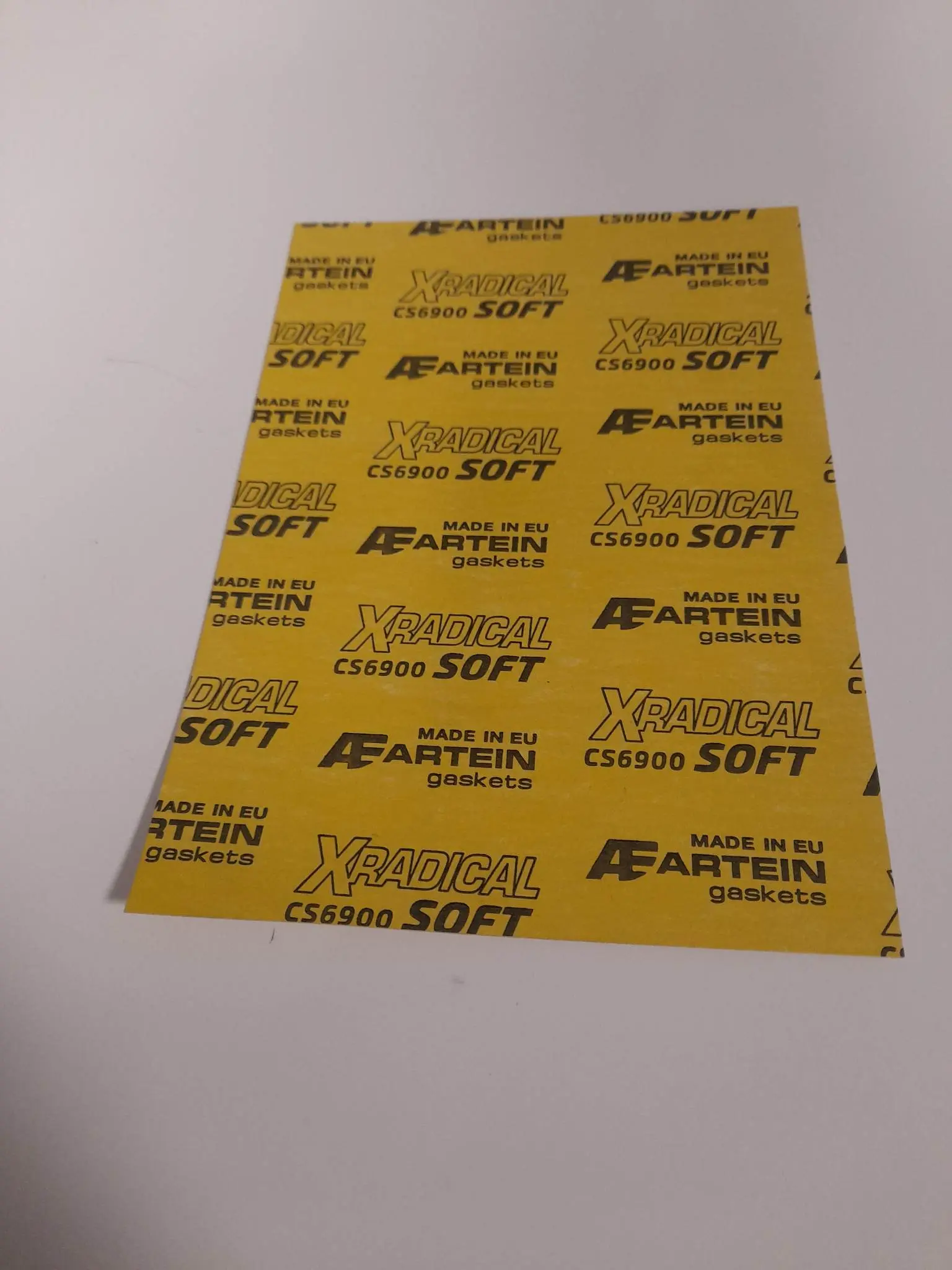 ARTEIN GASKETS těsnící karton pro výrobu těsnění arch 194X475X0,80MM (OIL RESISTANT)(HIGH PRESSURE)(EXTRA SOFT) (ARTEIN GASKETS těsnící karton pro)