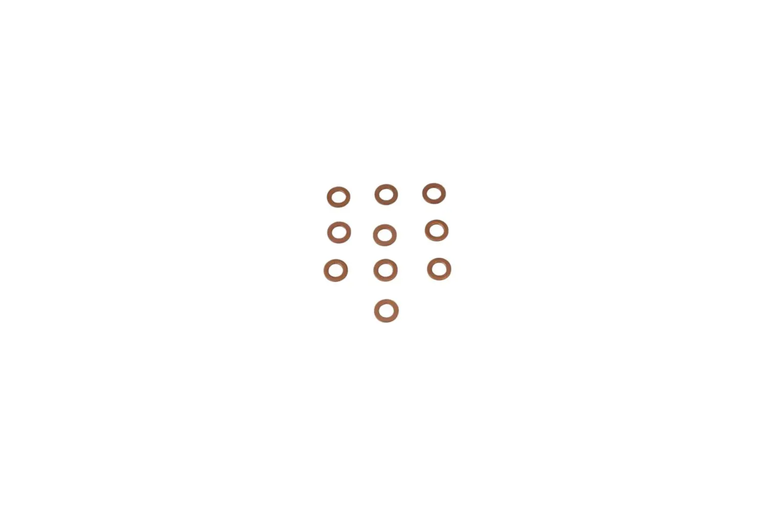 ARTEIN GASKETS měděné podložky sada 10 ks M6 (6 x 10 x 1,00 mm) (měděná podložka) COPPER WASHERS (ARTEIN GASKETS měděné podložky sada 10 ks M6 (6 x)