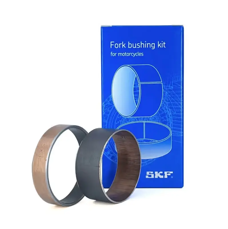 SKF kluzná pouzdra přední vidlice vnější a vnitřní (OUTSIDE + INSIDE FORK BUSHING) MARZOCCHI WP (WHITE POWER) 35 - komplet na jednu nohu vidlice