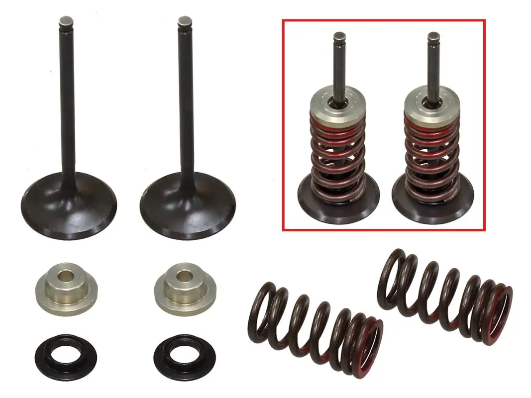PSYCHIC sací ventily (sada 2 ks ventilů s pružinami a podložkami) SUZUKI RMZ 250 '10-'15 ocelové (31X4,48X80,2MM) (XU-09531IK) ( )