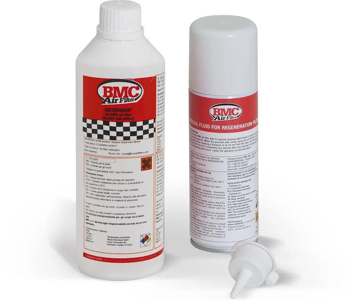BMC sada kapalin pro čištění / mytí / impregnaci vzduchových filtrů sprej (COMPLETE WASHING KIT, detergent+sprej) 200ml (AKC) ( )